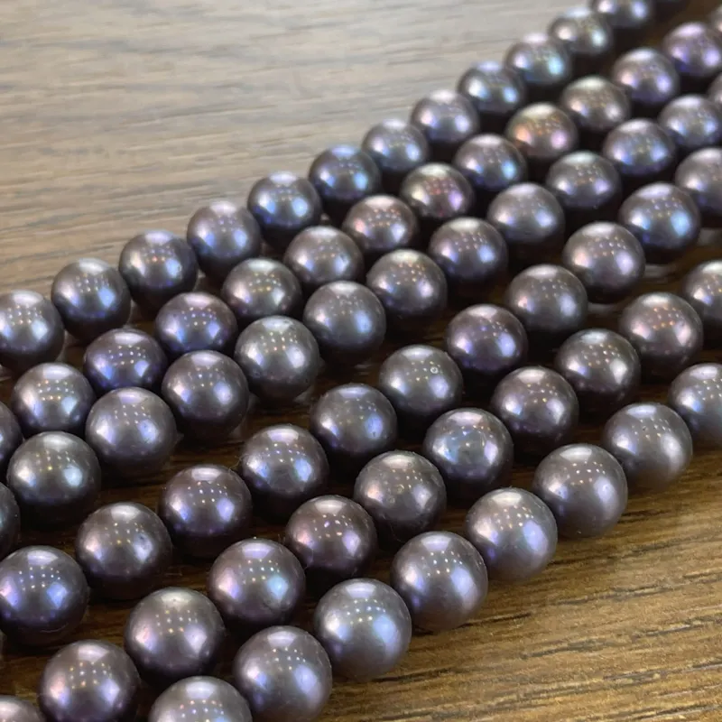 Lonjew Real Pearls 9-10mm AA+ Grade Quality Approx 52 Pcs One Strand RS125 8