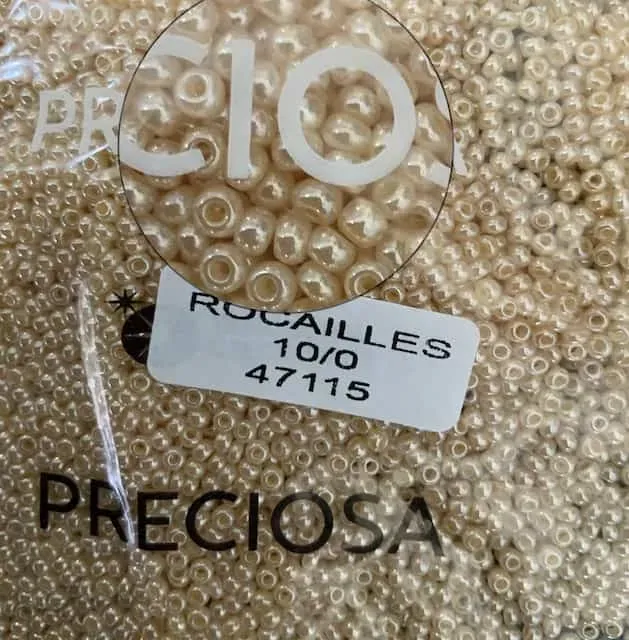 Preciosa Round Seed Beads 47115 10/0 3.5 Oz 6