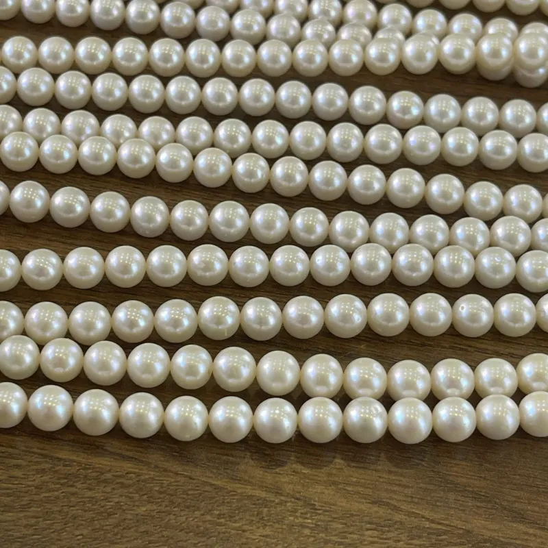 Lonjew Real Pearls 8-8.5mm AAA Grade Quality Approx 50 Pcs One Strand WT130 — photo 11