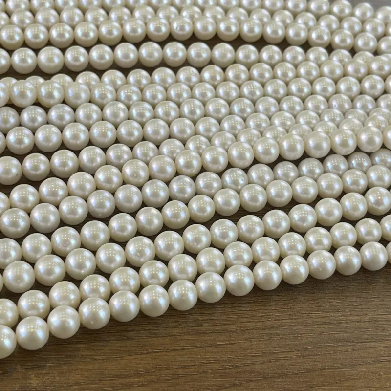 Lonjew Real Pearls 8-8.5mm AAA Grade Quality Approx 50 Pcs One Strand WT130 — photo 14