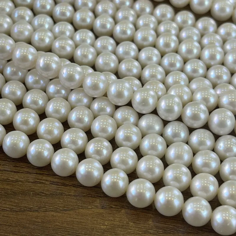Lonjew Real Pearls 8-8.5mm AAA Grade Quality Approx 50 Pcs One Strand WT130 9