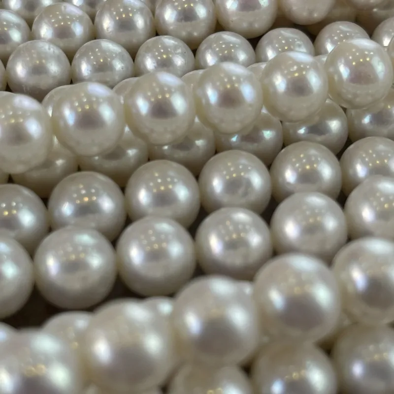 Lonjew Real Pearls 9-10mm AA+ Grade Quality Approx 47 Pcs One Strand — photo 13