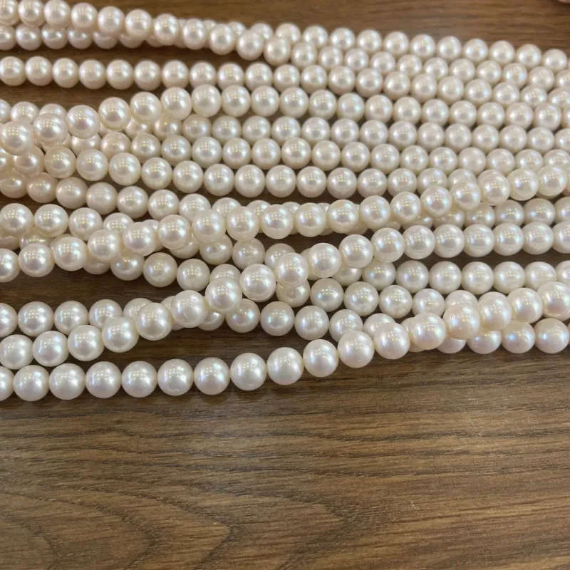 Lonjew Real Pearls 9-10mm AA+ Grade Quality Approx 47 Pcs One Strand — photo 18