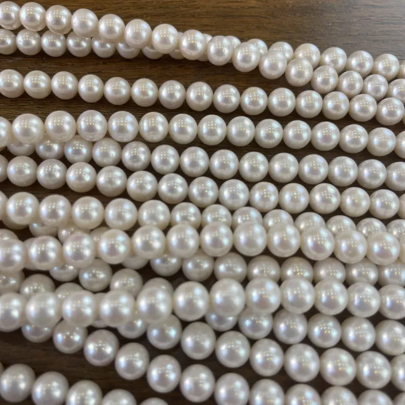 Lonjew Real Pearls 9-10mm AA+ Grade Quality Approx 47 Pcs One Strand — photo 22
