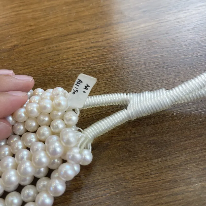 Lonjew Real Pearls 9-10mm AA+ Grade Quality Approx 47 Pcs One Strand — photo 23