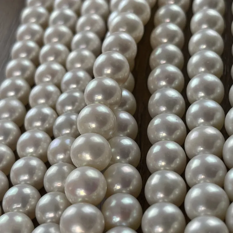 Lonjew Real Pearls 9-10mm AAA Grade Quality Approx 47 Pcs One Strand GP200 — photo 12