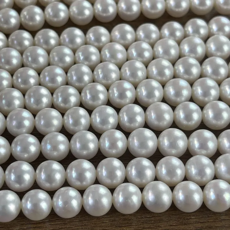 Lonjew Real Pearls 9-10mm AAA Grade Quality Approx 47 Pcs One Strand GP200 — photo 16