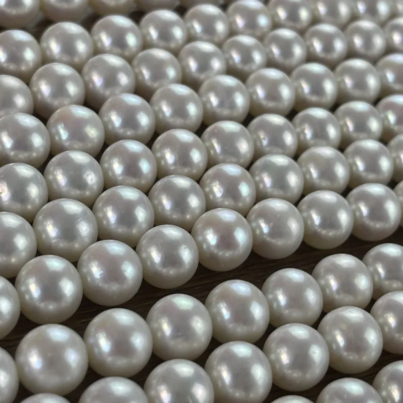 Lonjew Real Pearls 9-10mm AAA Grade Quality Approx 47 Pcs One Strand GP200 — photo 32
