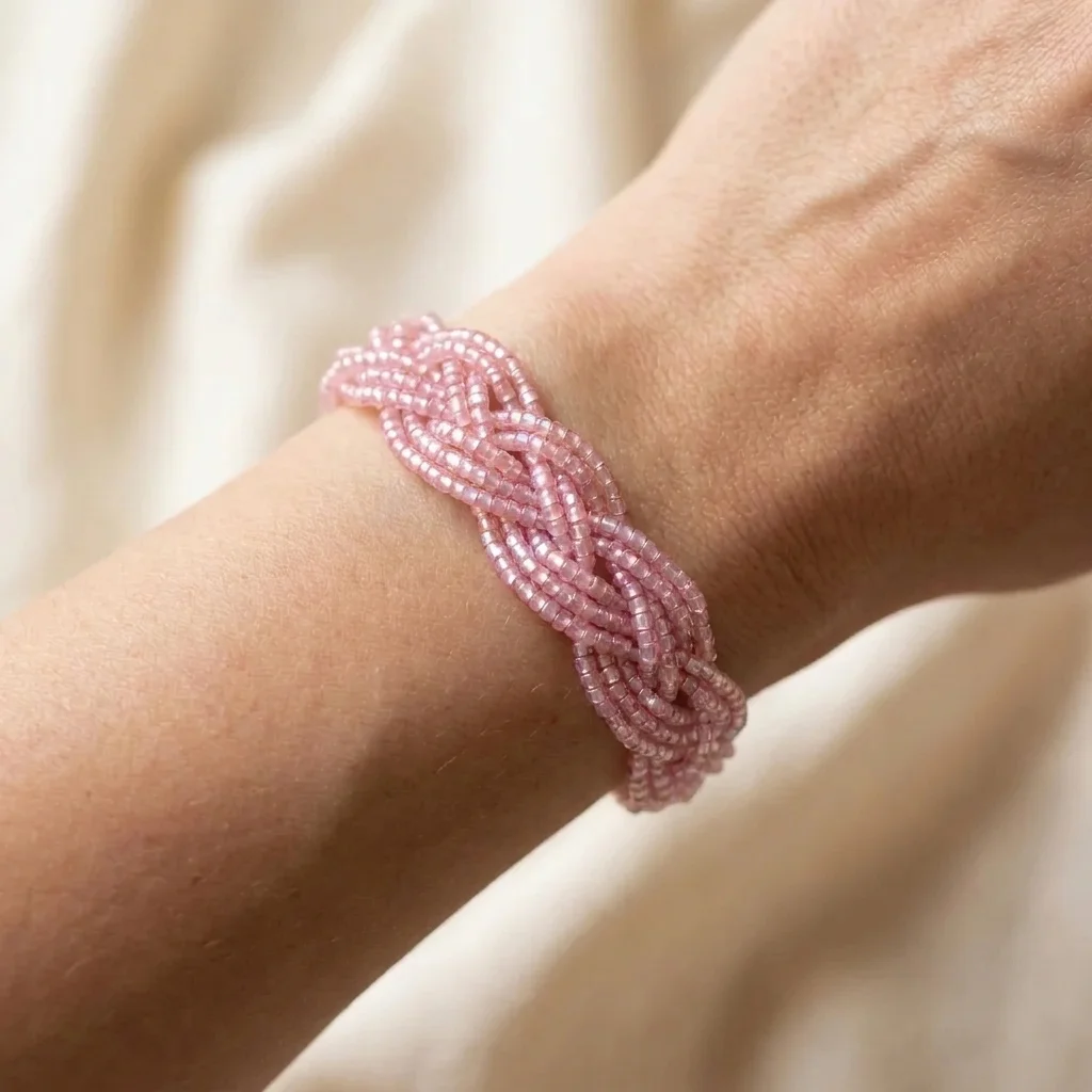 Rose Whisper — Wrap Bracelet