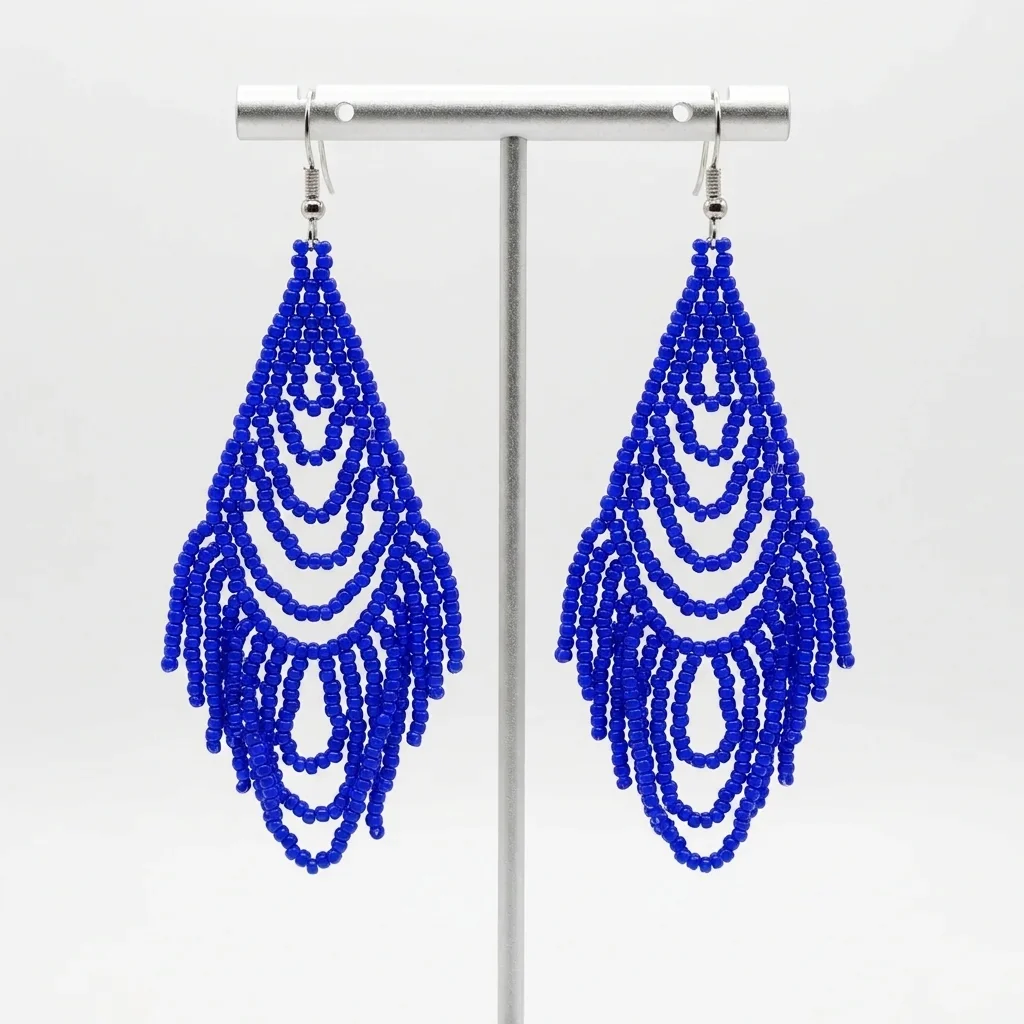Crystal Rain — Chandelier Earrings