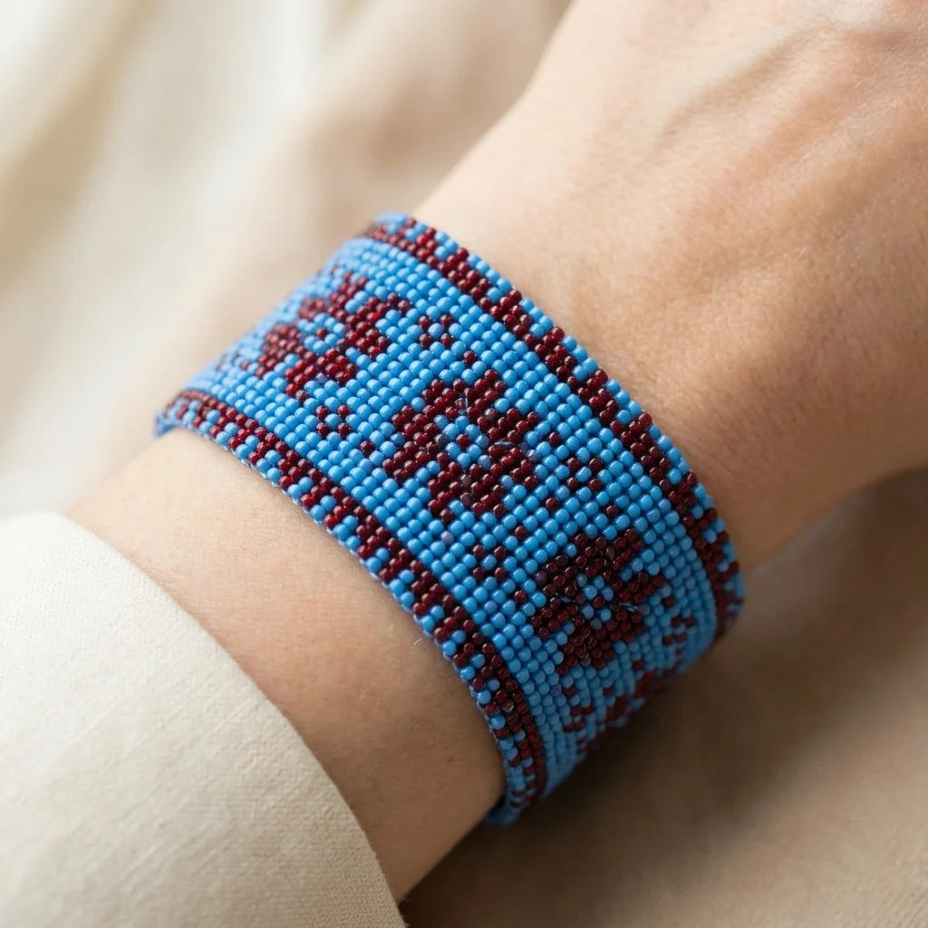 Edelweiss Band — Folk Pattern Cuff