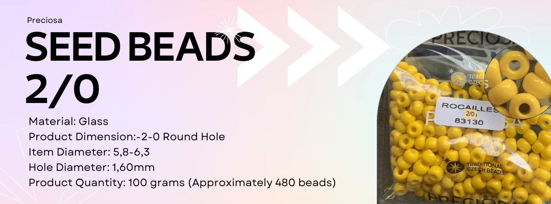Preciosa 2/0 Seed Beads