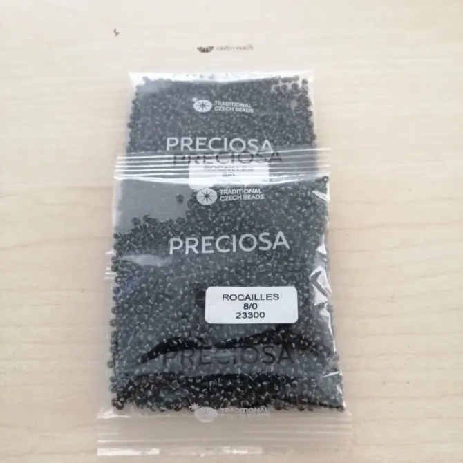 Preciosa Round Seed Beads 23300 8/0 3.5 Oz - Image 2