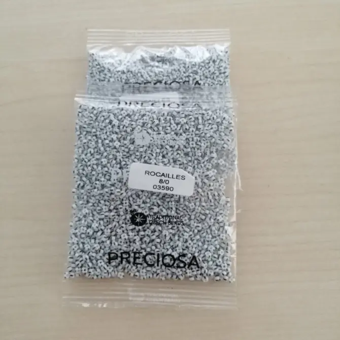 Preciosa Round Seed Beads 03590 8/0 3.5 Oz