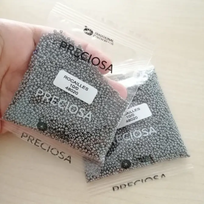 Preciosa Round Seed Beads 48020 10/0 3.5 oz - Image 2