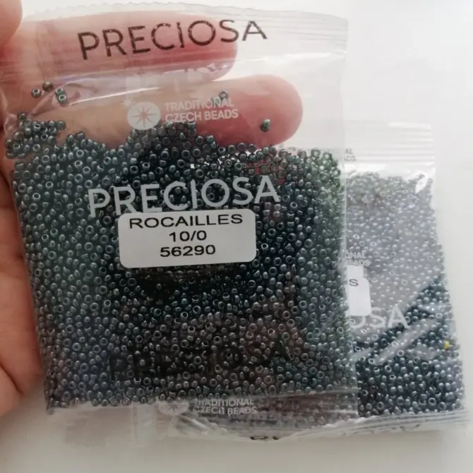 Preciosa Round Seed Beads 56290 10/0 3.5 Oz - Image 2