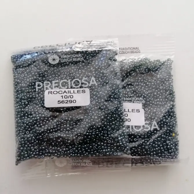 Preciosa Round Seed Beads 56290 10/0 3.5 Oz - Image 3