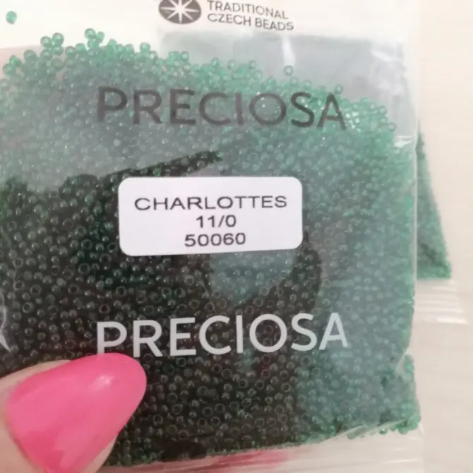 Preciosa Charlotte Seed Beads 50060 11/0  3.5 Oz - Image 2