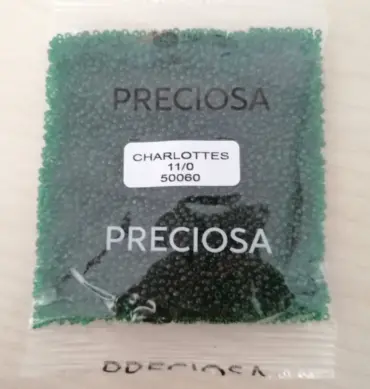 Preciosa Charlotte Seed Beads 50060 11/0  3.5 Oz
