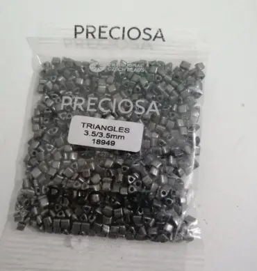 Preciosa Triangle Beads 18949 3.5x3.5mm 3.5 oz