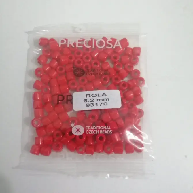 Preciosa Rola Beads 93170 6.2mm 3.5 Oz