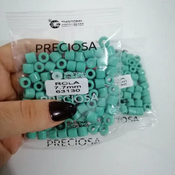 Preciosa Rola Beads 63130 7.7mm 3.5 Oz - Image 2