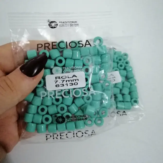 Preciosa Rola Beads 63130 7.7mm 3.5 Oz - Image 5