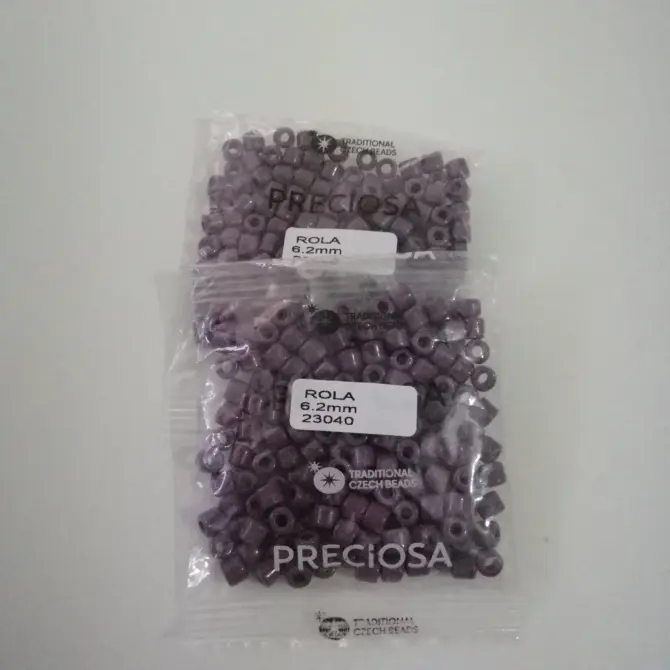 Preciosa Rola Beads 23040 6.2mm 3.5 Oz - Image 3