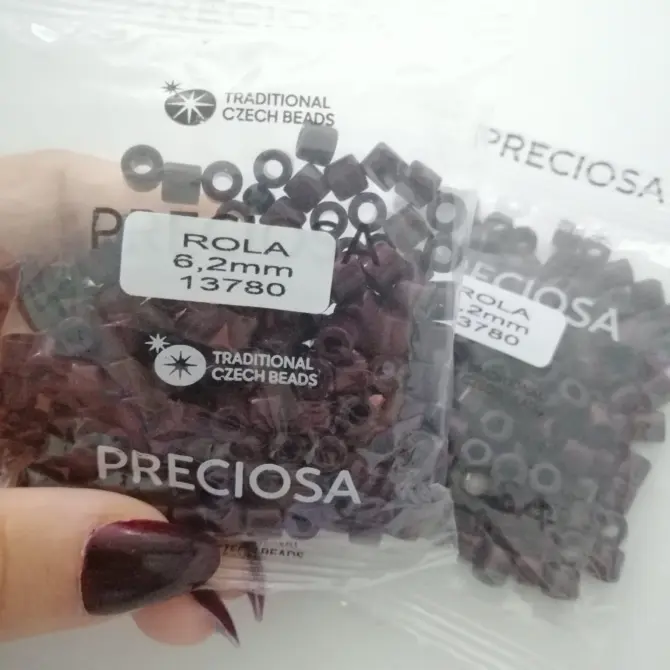 Preciosa Rola Beads 13780 6.2mm  3.5 Oz - Image 2