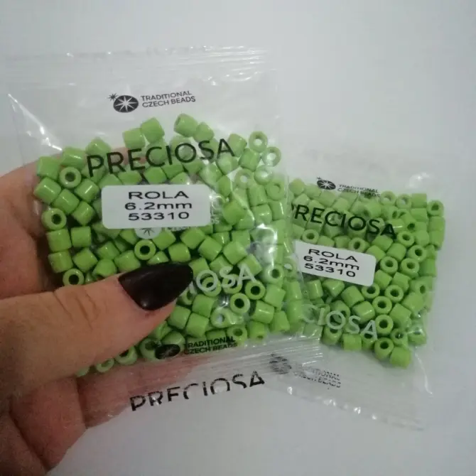 Preciosa Rola Beads 53310 6.2mm 3.5 Oz - Image 2