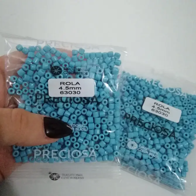 Preciosa Rola Beads 63030 4.5mm  3.5 Oz - Image 2