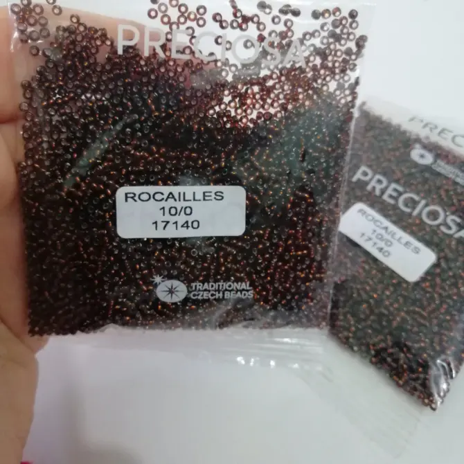Preciosa Round Seed Beads 17140 10/0  3.5 Oz - Image 3