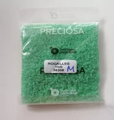 Preciosa Round Seed Beads 38356 10/0 3.5 Oz Matte