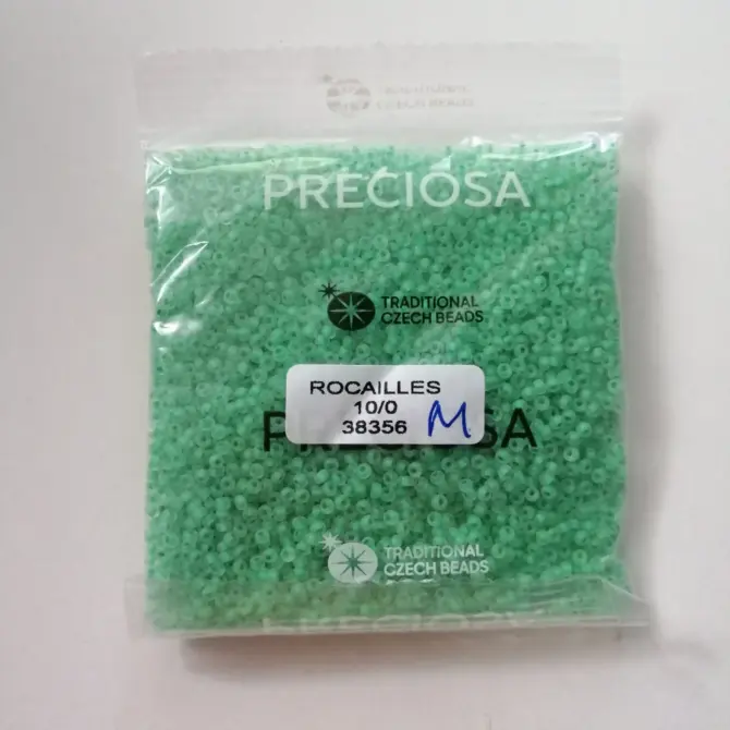 Preciosa Round Seed Beads 38356 10/0 3.5 Oz Matte