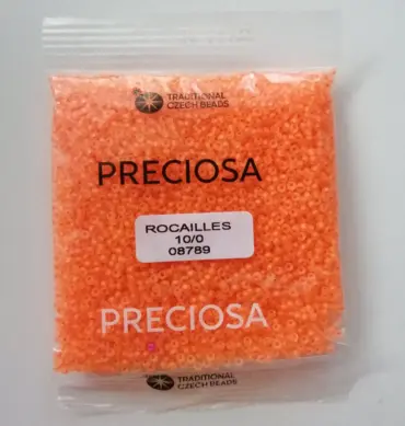 Preciosa Round Seed Beads 08789 10/0 3.5 Oz Matte