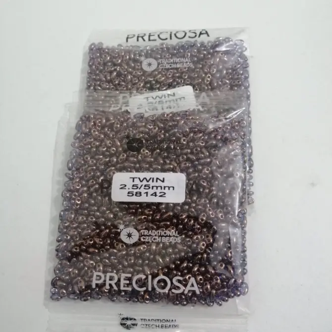 Preciosa Twin Beads 3.5 Oz 58142 2.5/5mm - Image 3