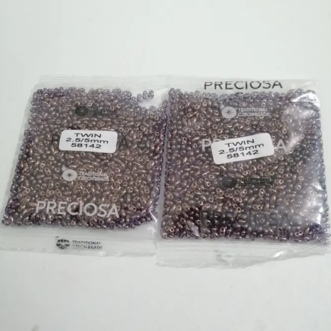 Preciosa Twin Beads 3.5 Oz 58142 2.5/5mm - Image 4