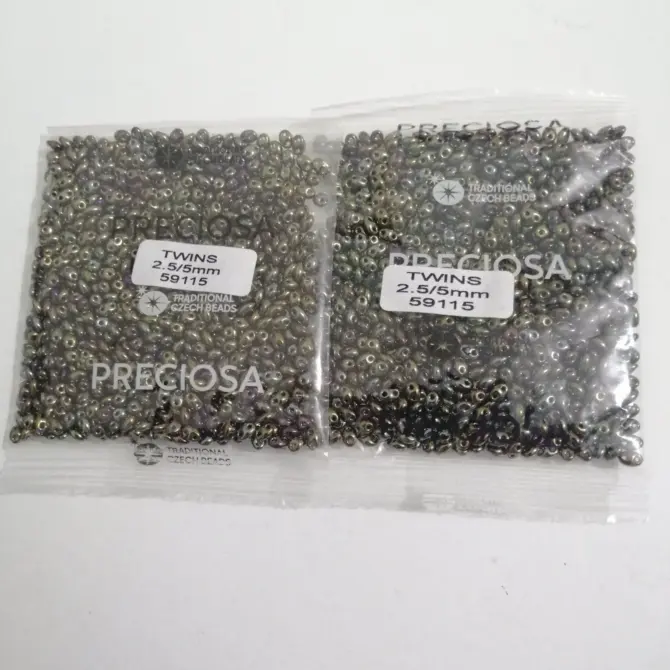 Preciosa Twin Beads 3.5 Oz 59115 2.5/5mm - Image 4