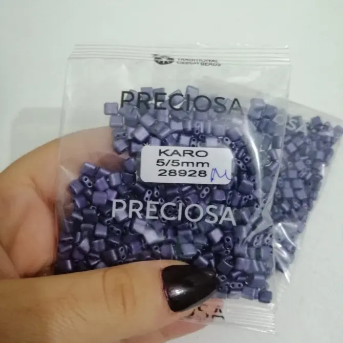 Preciosa Karo Beads 28928 5/5mm 3.5 Oz Matte - Image 2