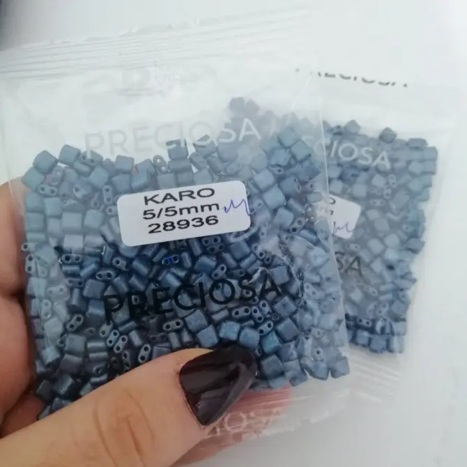 Preciosa Karo Beads 28936 5/5mm 3.5 Oz Matte - Image 2
