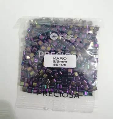 Preciosa Karo Beads 59195 5/5mm 3.5 Oz