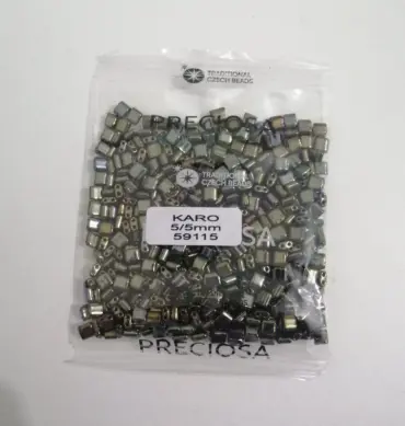 Preciosa Karo Beads 59115 5/5mm 3.5 Oz