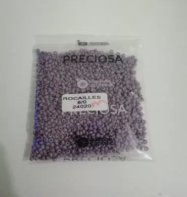 Preciosa Round Seed Beads 24020 8/0 3.5 Oz Matte