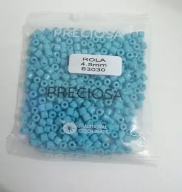 Preciosa Rola Beads 63030 4.5mm  3.5 Oz