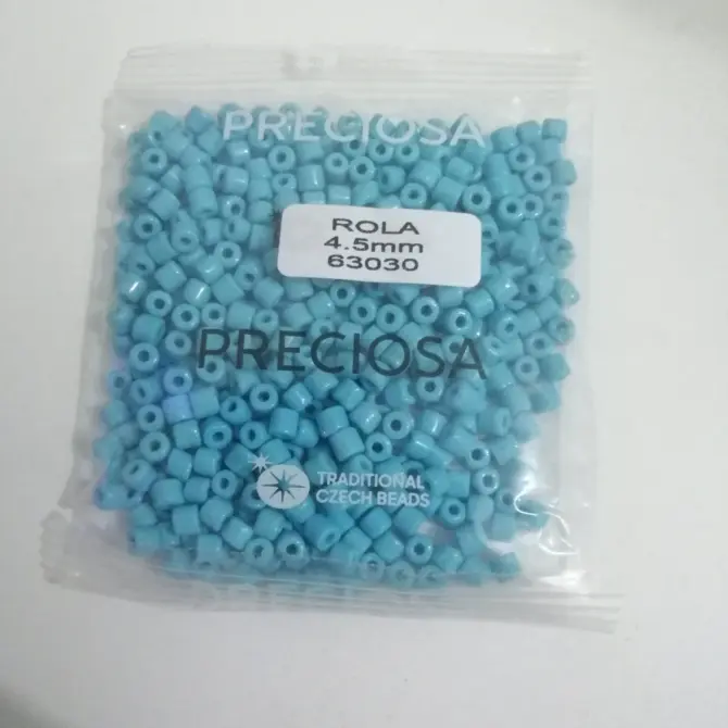 Preciosa Rola Beads 63030 4.5mm  3.5 Oz