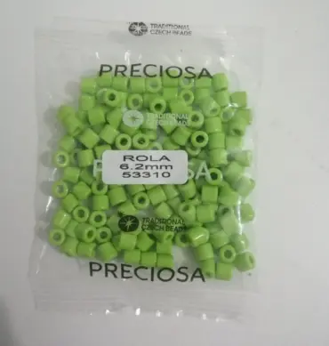 Preciosa Rola Beads 53310 6.2mm 3.5 Oz