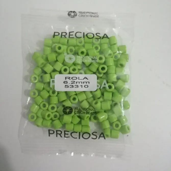 Preciosa Rola Beads 53310 6.2mm 3.5 Oz