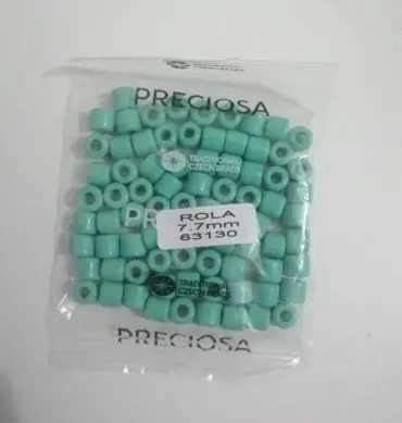 Preciosa Rola Beads 63130 7.7mm 3.5 Oz