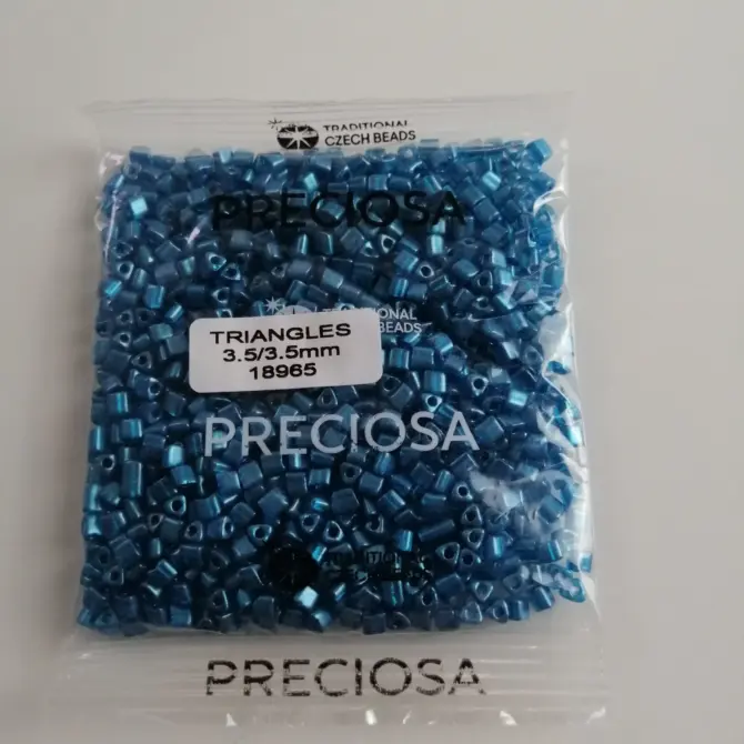 Preciosa Triangle Beads 18965 3.5x3.5mm  3.5 oz - Image 5