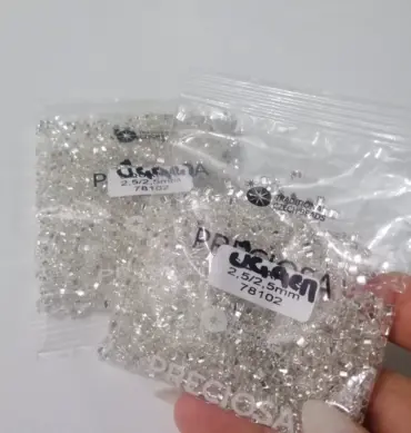 Preciosa Triangle Beads 78102 2.5x2.5mm 3.5 oz